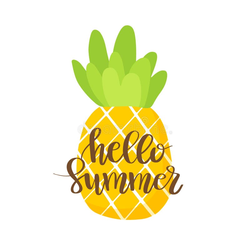Cute Modern Lettering Pineapple Gift T-Shirt | S000200 Cute Modern Lettering Pineapple Gift T-Shirt | S000200