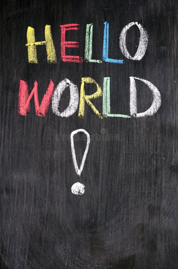 Hello World royalty free stock image Hello World royalty free stock image