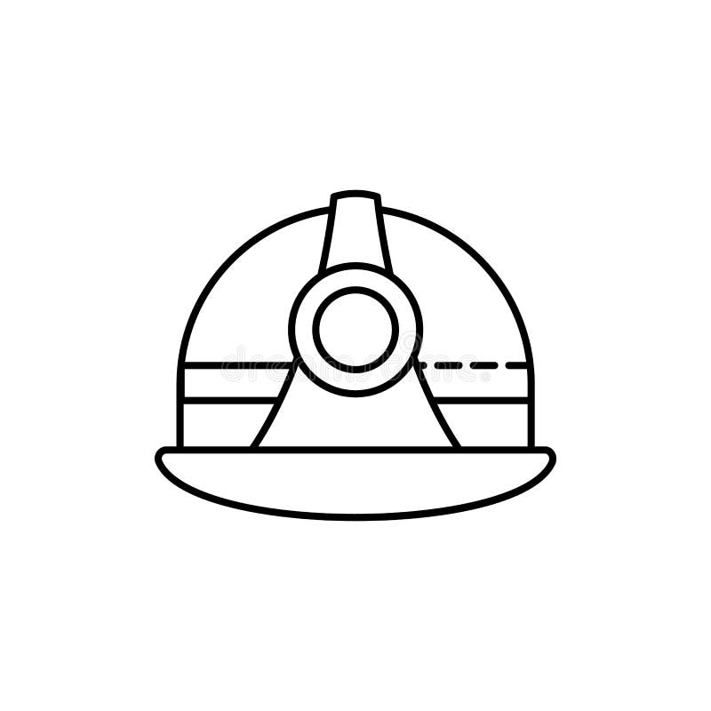 Helmet, Safety Icon. Simple Line, Outline Vector Elements of Safety at