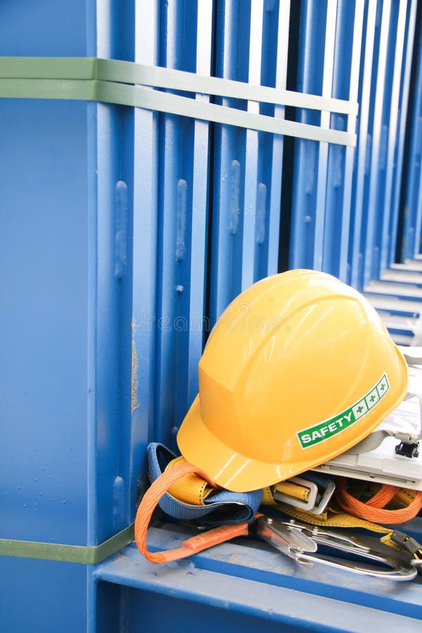 Helmet Safety of Steel Industry Stock Image Image of steel