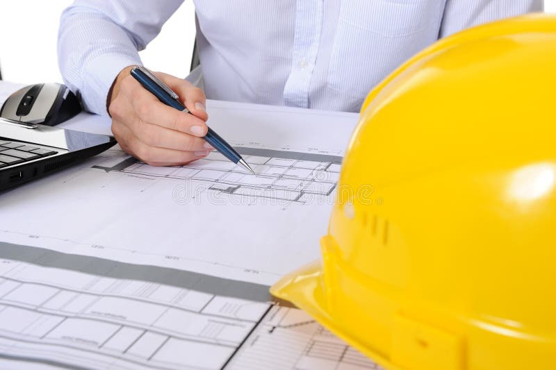 Helmet on the table stock photography