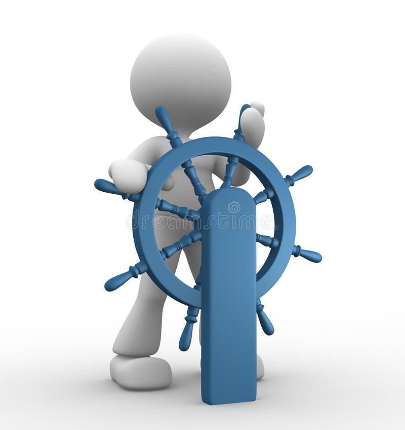 Helmsman ilustración del vector