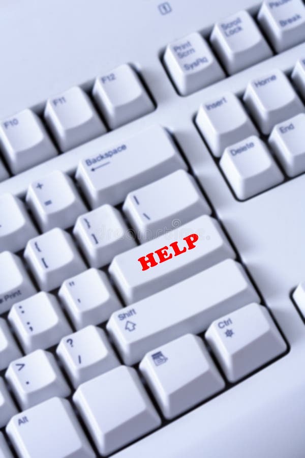 Special Keyboard Help stock photo. Image of keyboard, computer 86324