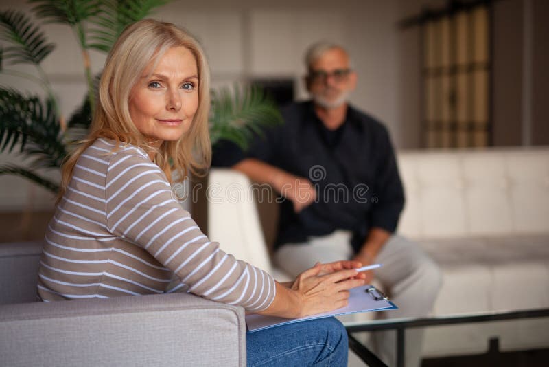 Help and Advice from a Psychologist. Conversation of a Mature Patient