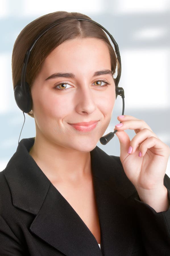Help Line stock image. Image of consultant, smile, attractive 31864997