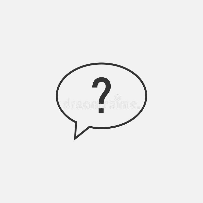 Help, Query, Question Mark, Support Icon. Vector Illustration, Flat ...