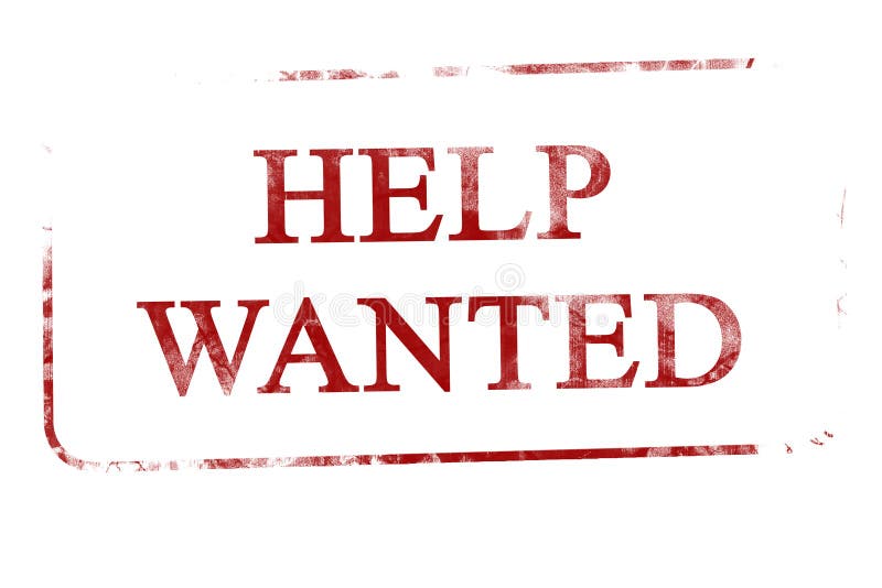 Help wanted vector illustration