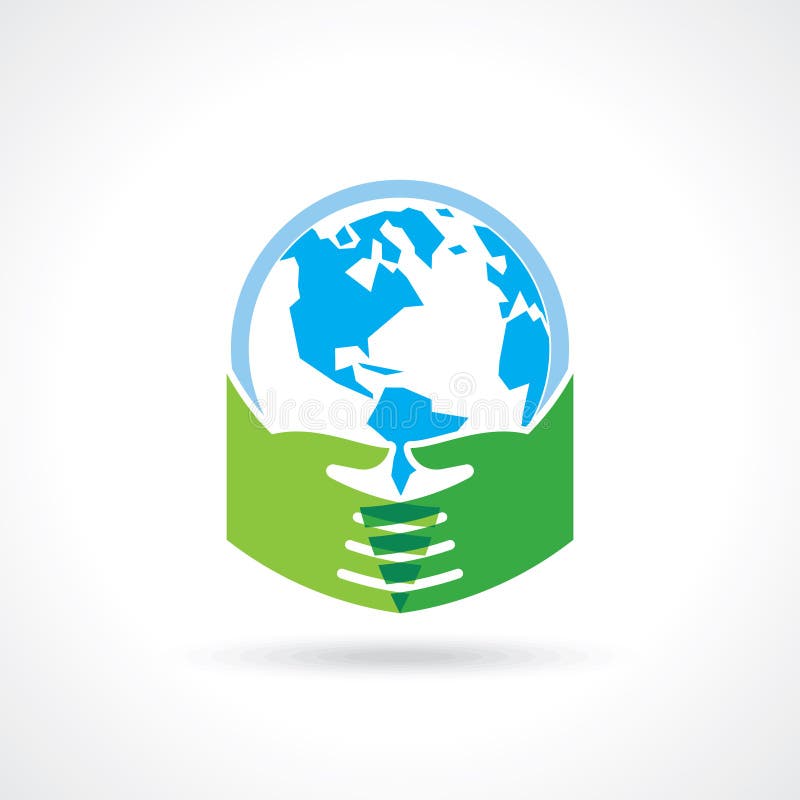 Helpend hand boom ter wereld maken - vectorillustratie vector illustratie Helpend hand boom ter wereld maken - vectorillustratie vector illustratie