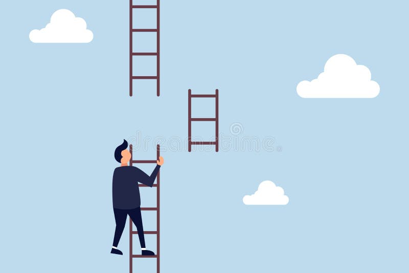 Helping Climb Career Ladder Stock Illustrations – 75 Helping Climb ...