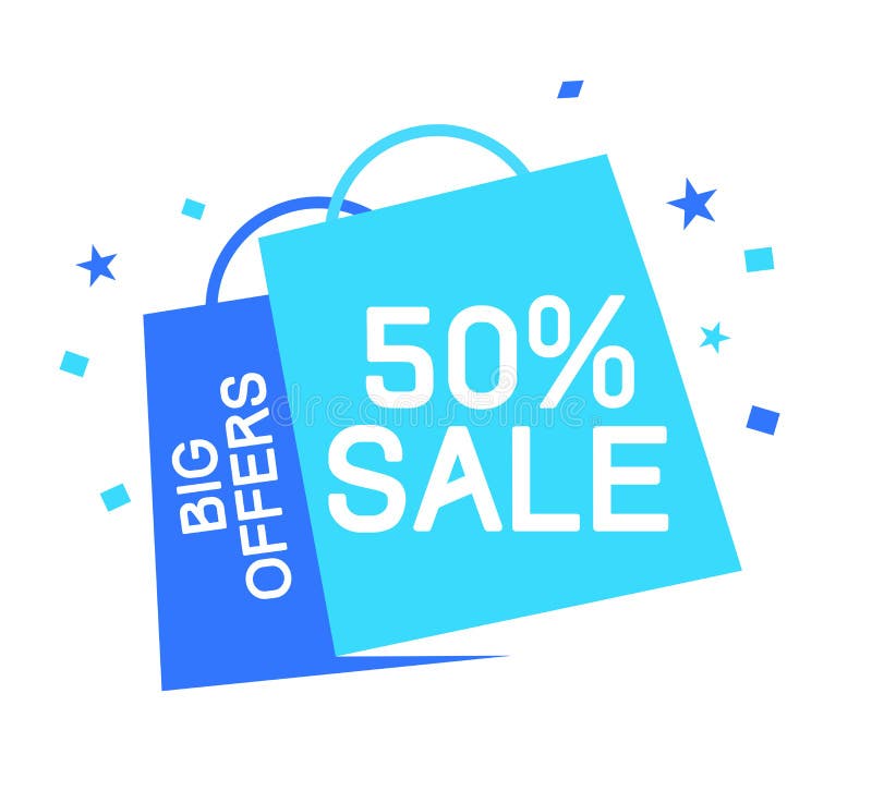 Sale logo  50 big offer. Sale English logo  50% big offer. adobe illustrator file is available