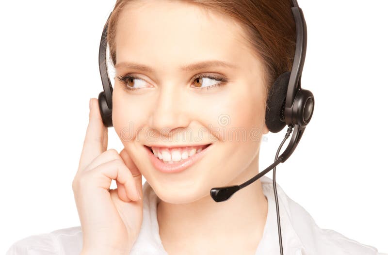 Helpline operator stock image. Image of business, helpdesk 40708645