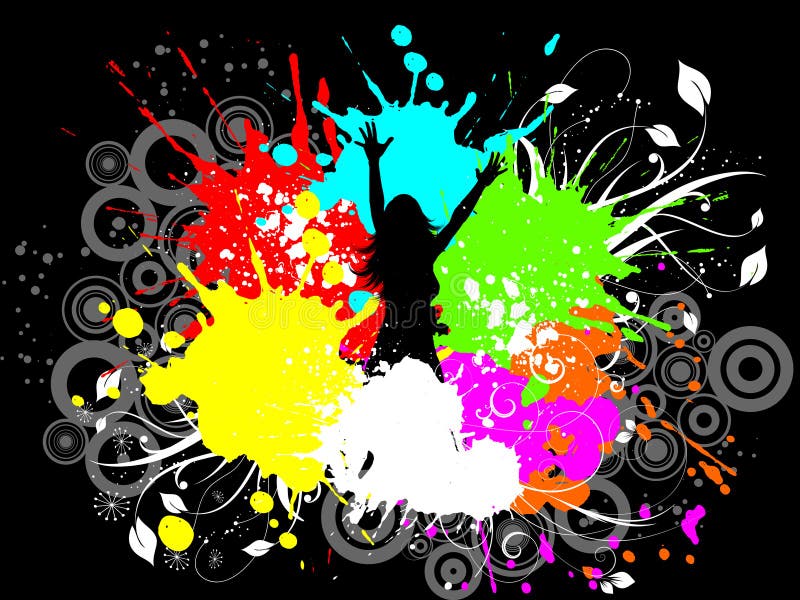 Hembra de Grunge libre illustration Hembra de Grunge libre illustration