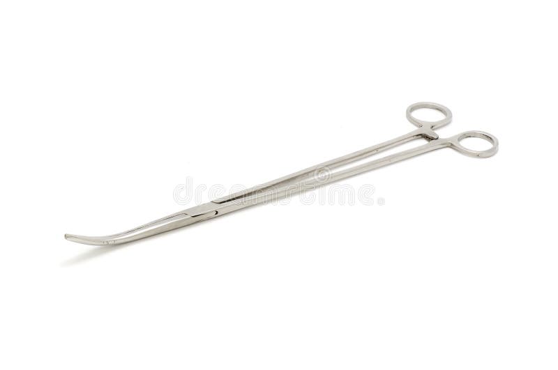 Hemostat with Curved Tip