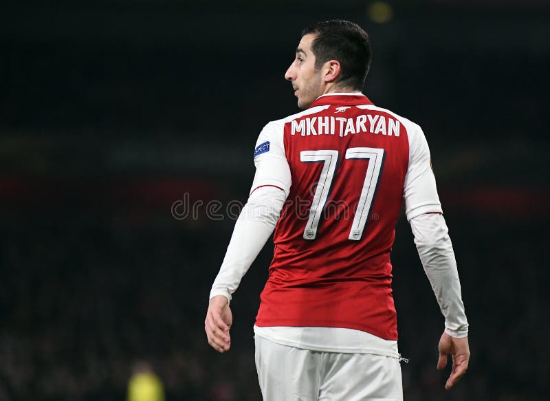 Arsenal's Henrikh Mkhitaryan is wearing No.77 in the Europa League - this  is why - Birmingham Live