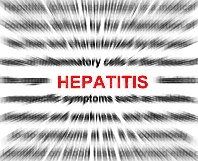 Hepatite ilustração royalty free
