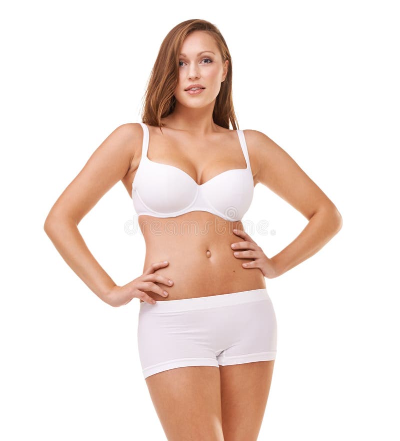 Her Confidence is All Natural. a Group of Women with Different Body Shapes  Standing Together in Their Underwear while Stock Photo - Image of healthy,  curves: 239405964