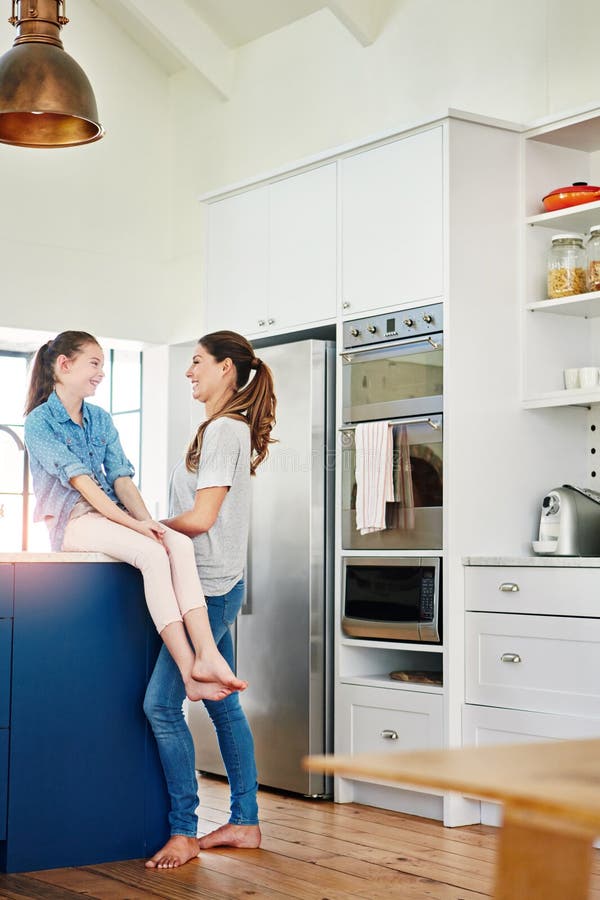 Her Mothers Love Is Beyond Measure A Mother And Daughter Spending Time Together At Home Stock 