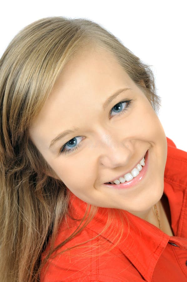 Her pretty face royalty free stock image