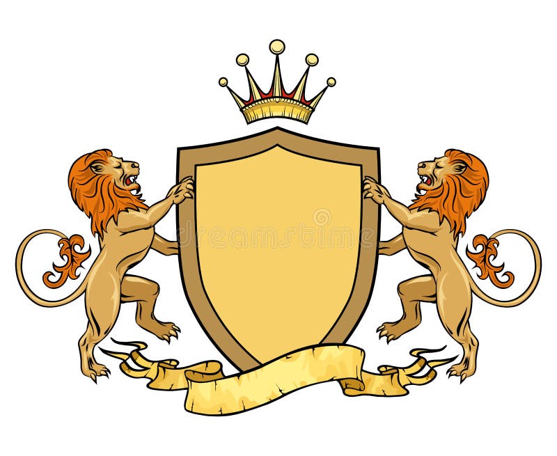 Royal Vintage Griffin Lion Crown King Shield Metal Fashion Belt Buckle 