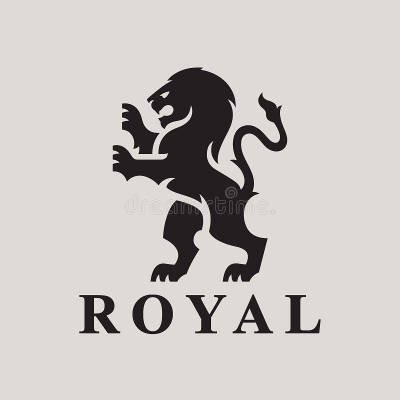 Royal Lion Brand Logo Royalty Free SVG, Cliparts, Vectors, and