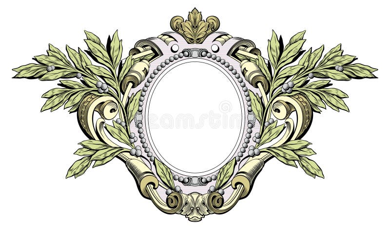 Heraldyczny grzebień royalty ilustracja