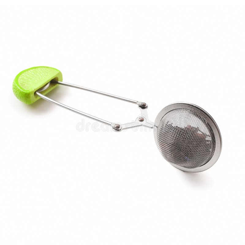Herbaciany infuser odizolowywający na białym tle fotografia stock Herbaciany infuser odizolowywający na białym tle fotografia stock