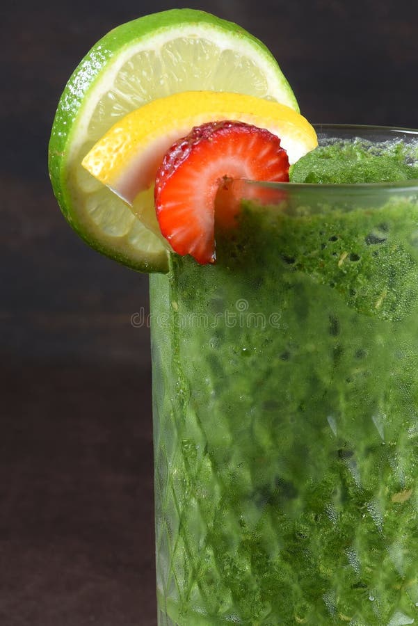 Herbal Detox Juice, Natural Fruit Drink. Alcoholic Stock Photo Image