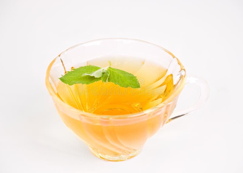 Herbal Tea with Fresh Mint. Stock Photo Image of liquid, alcoholic