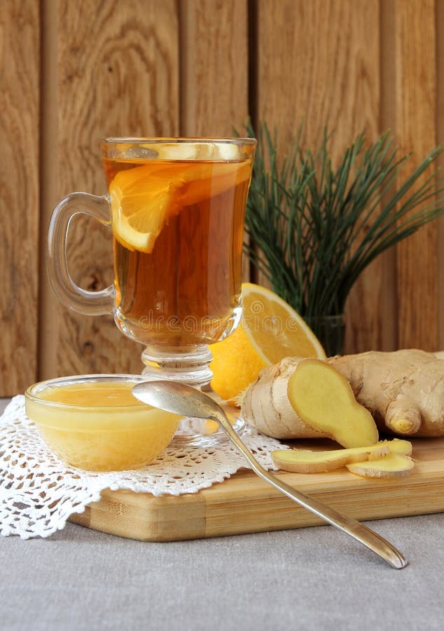 Herbal tea with honey stock image. Image of vegetable 69145281
