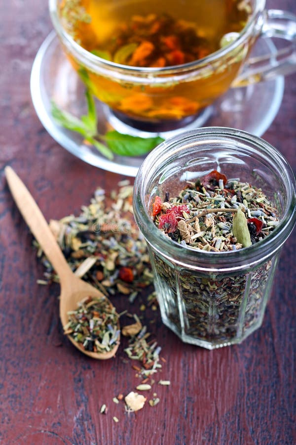 Natural herbs tea