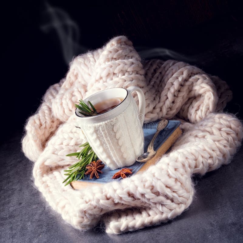 Herbal tea with rosemary stock image. Image of officinalis 102940523