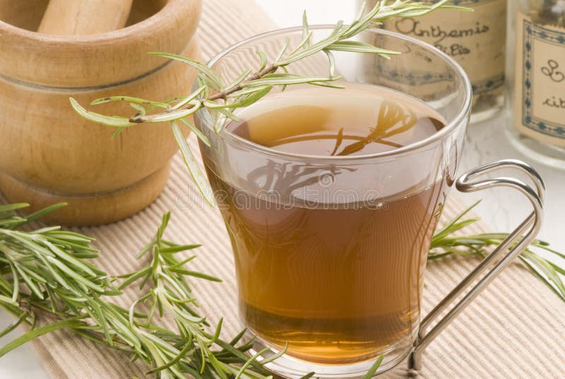 Herbal tea. Rosemary.