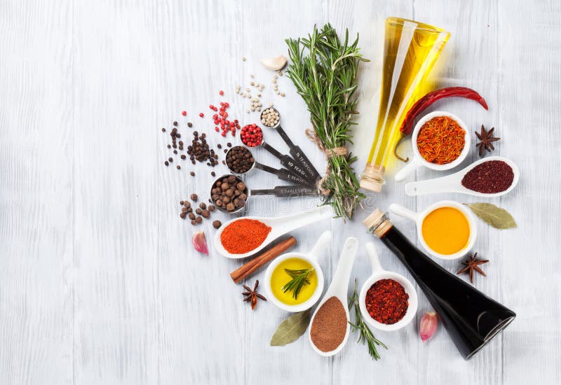 Herbs, Condiments and Spices Stock Photo Image of group, mint 70461596