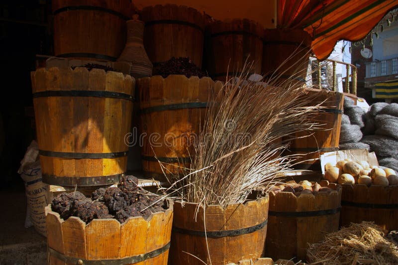 Herbs on the market.