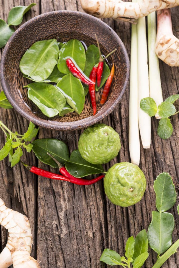 Herbs and Spices over wooden background stock photos Herbs and Spices over wooden background stock photos