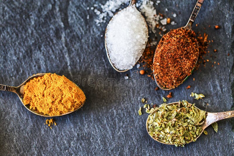 Herbs and spices selection stock image. Image of border 59051835
