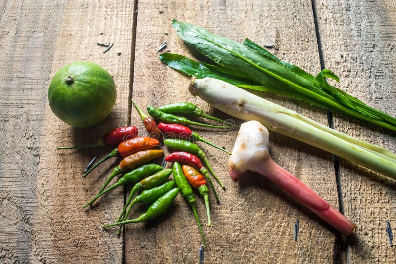 Herbs Spices for Thai Spicy Soup Stock Image Image of gourmet