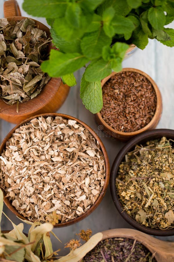 Herbs for tea drinking stock image. Image of health 240355301