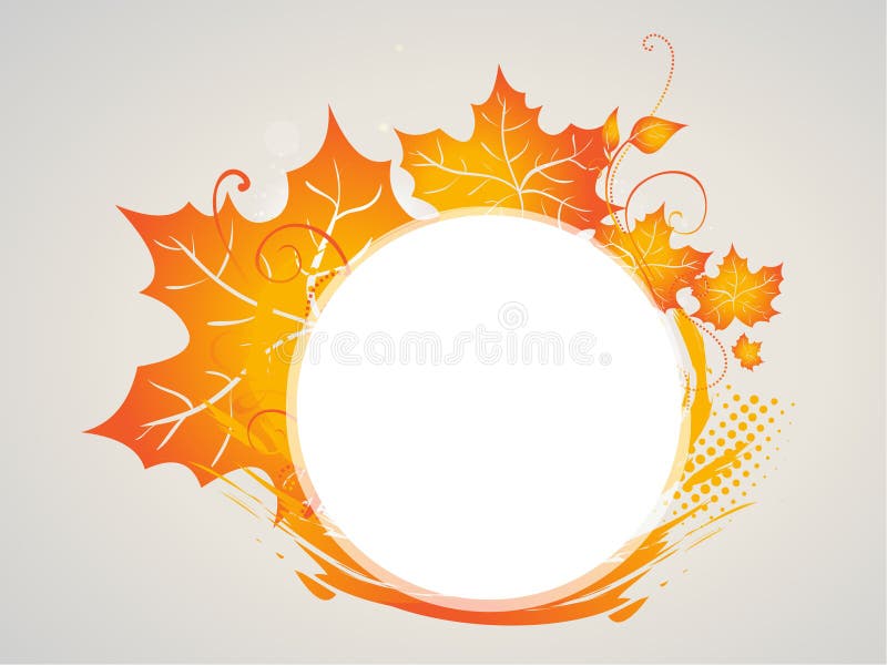 Herbstblattfeld stock abbildung Herbstblattfeld stock abbildung