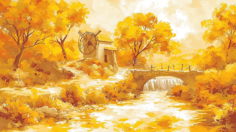 Herbstlackierung stock abbildung