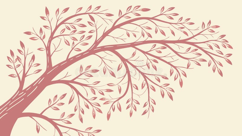 Herbstzweig. Schönheit der Natur. Vektordesign Generative KI stock abbildung