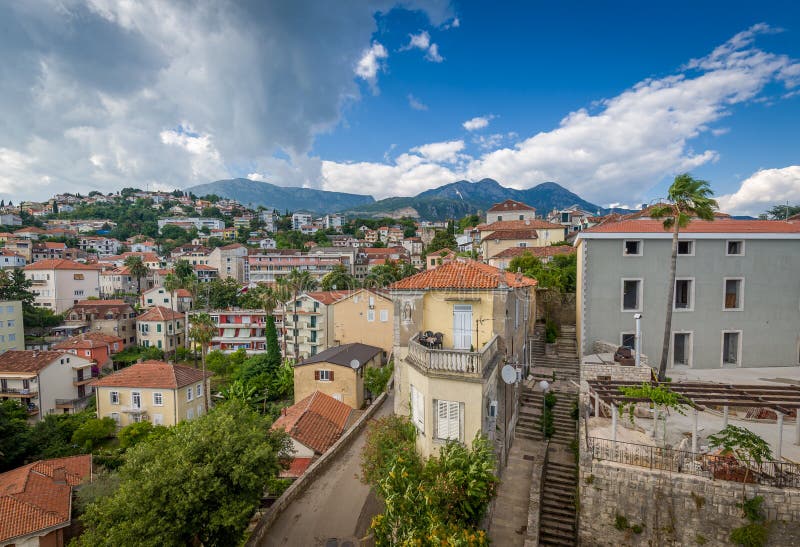Herceg Novi stary miasteczko obraz stock Herceg Novi stary miasteczko obraz stock