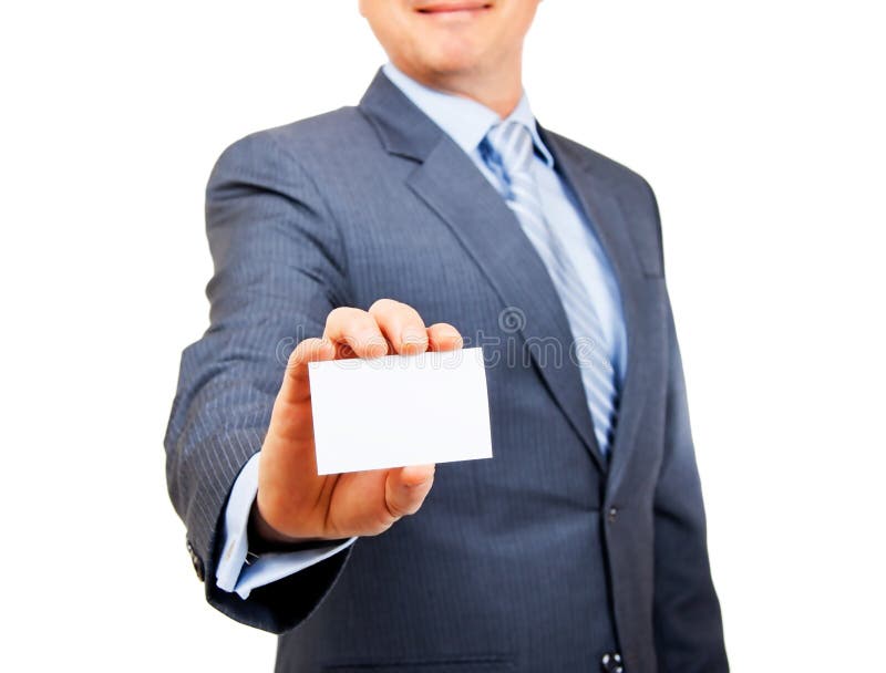 Here's my business card stock images