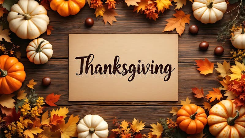 Herfststilleven voor Thanksgiving stock foto