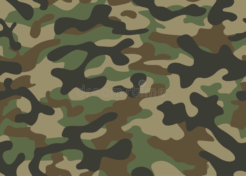 Herhaalt de textuur militaire camouflage naadloos leger