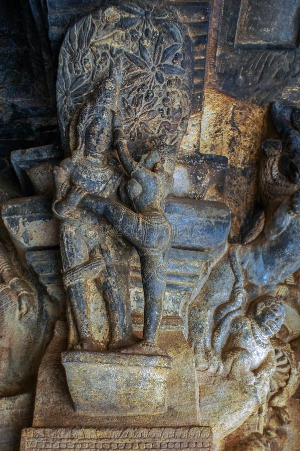 Heritage-Cave Temples of BADAMI Chalukyan King Mangalesa 593~61 Stock ...