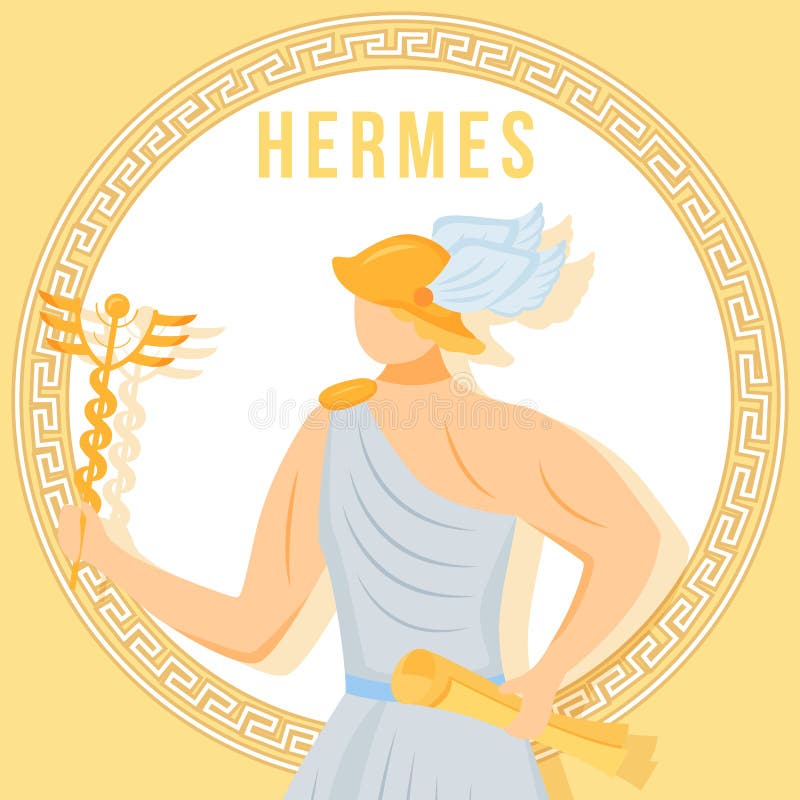 Hermes Yellow Social Media Post Mockup Stock Vector - Illustration of ...