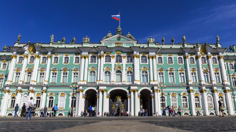 Hermitage on Palace Square in St. Petersburg, Russia