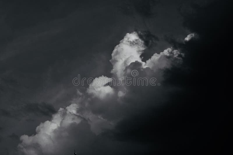Hermosa vista del cielo con las nubes imagenes de archivo Hermosa vista del cielo con las nubes imagenes de archivo