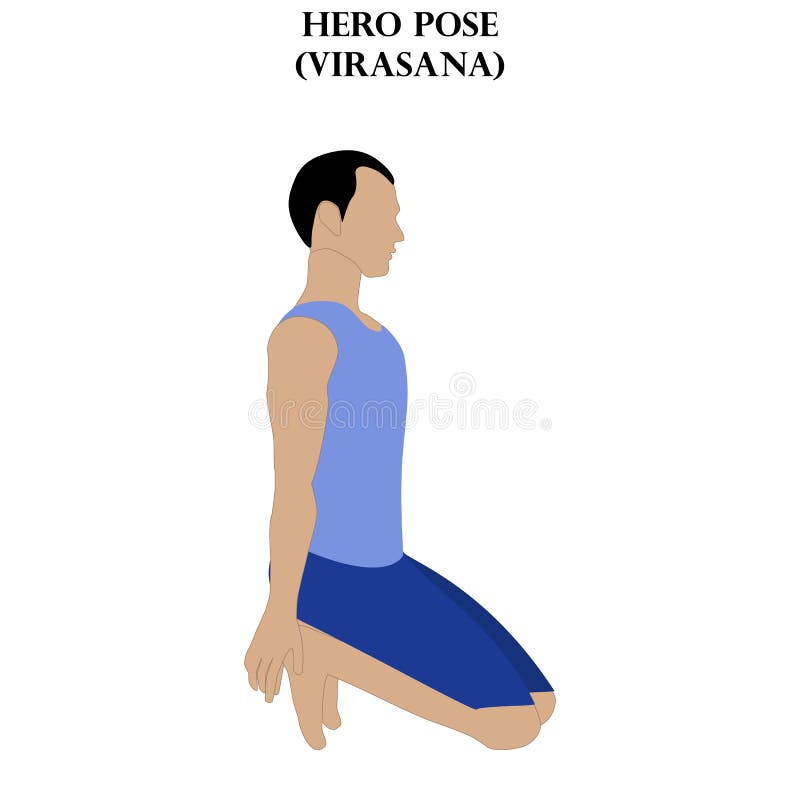 Virasana – Hero Yoga Posture - The Holistic Care